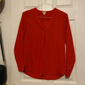 Women’s Red XS blouse from J. Crew